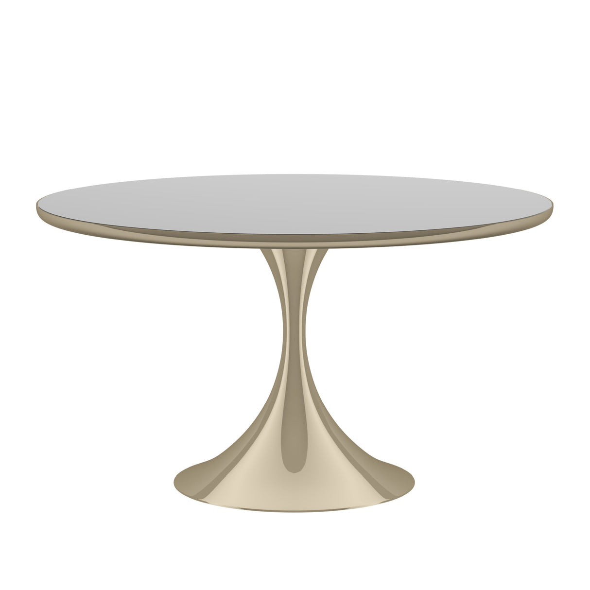 Mirror Top Round Dining Table | Oroa.com