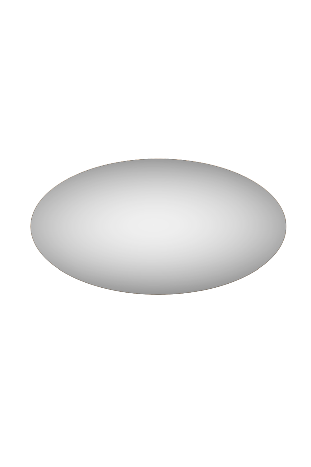 Oval Mirror Dining Table | Oroa.com