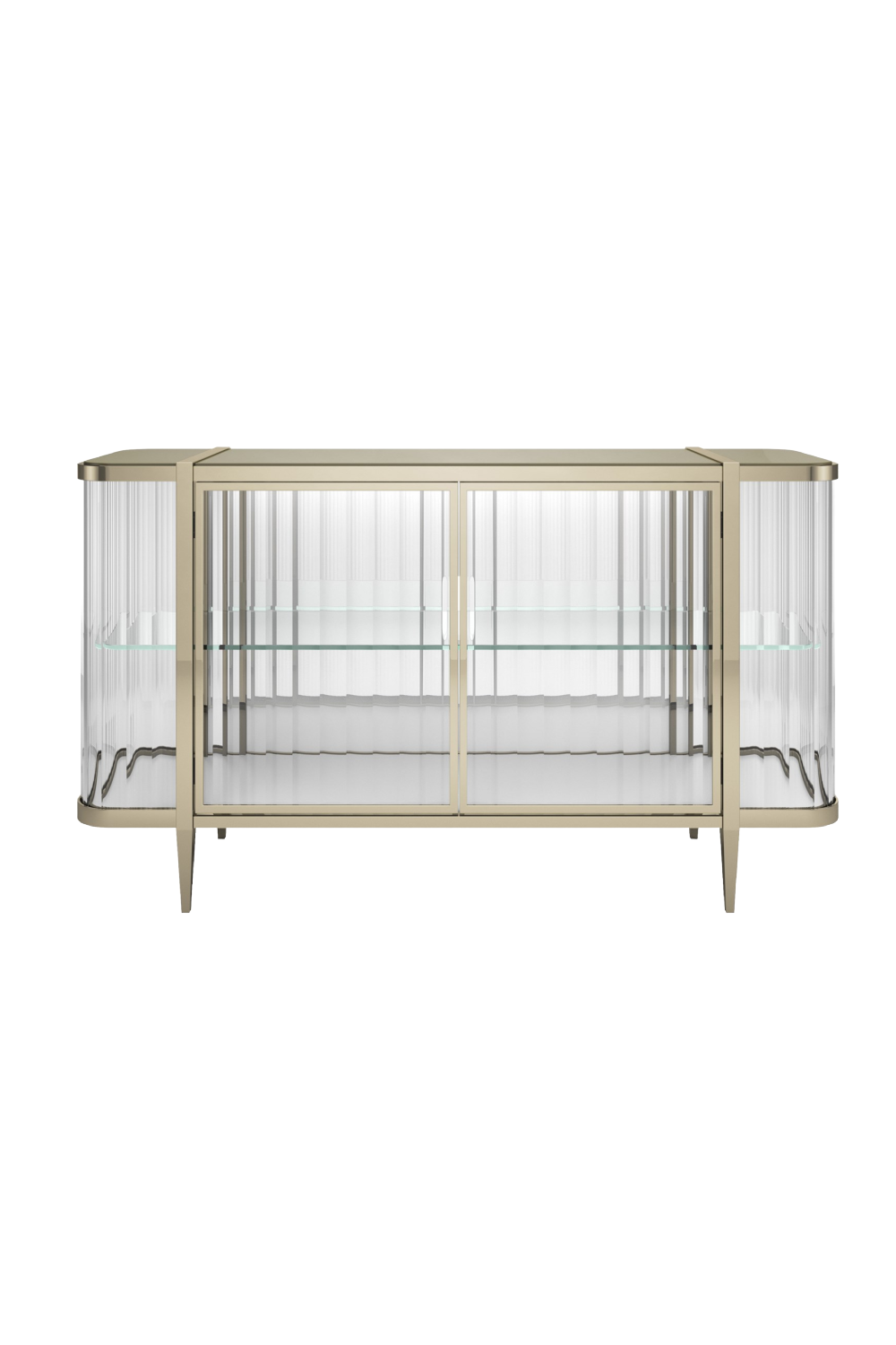 Wavy Mirror 2-Door Sideboard | Oroa.com