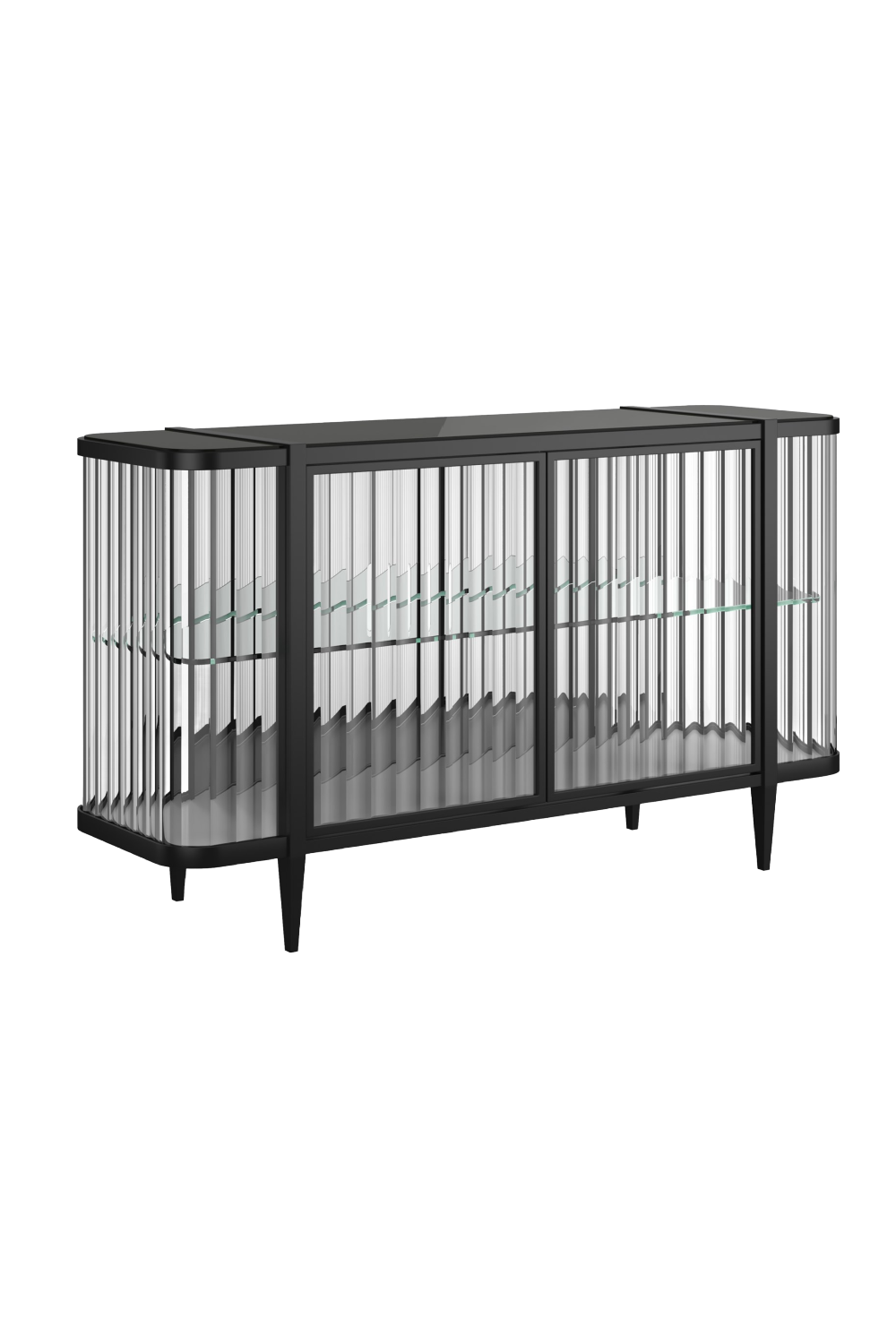 Wavy Mirror 2-Door Sideboard | Oroa.com