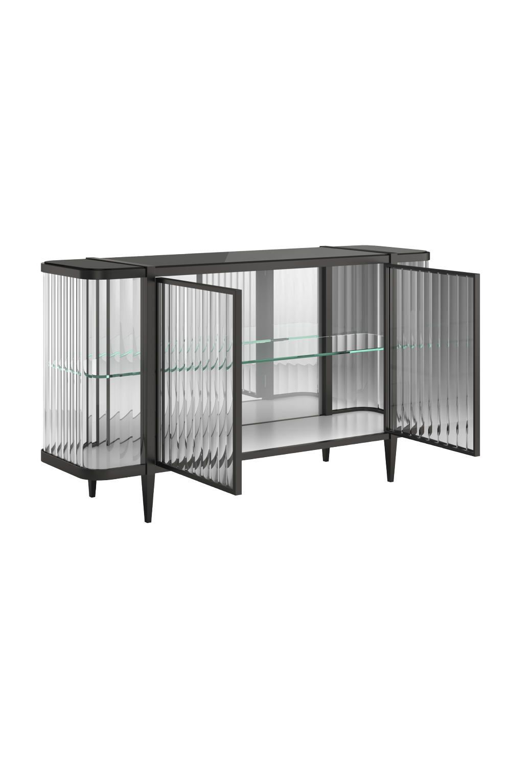 Wavy Mirror 2-Door Sideboard | Oroa.com