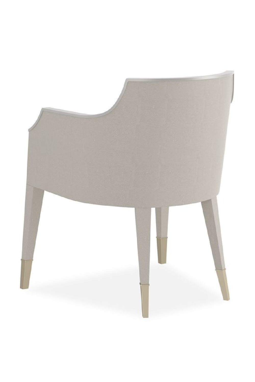 Ivory Shagreen Lounge Armchair | Oroa.com