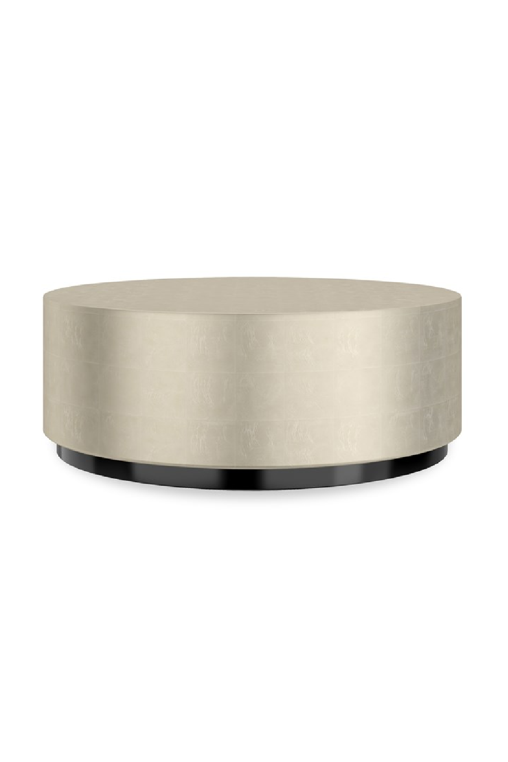 Taupe Silver Round Coffee Table | Oroa.com