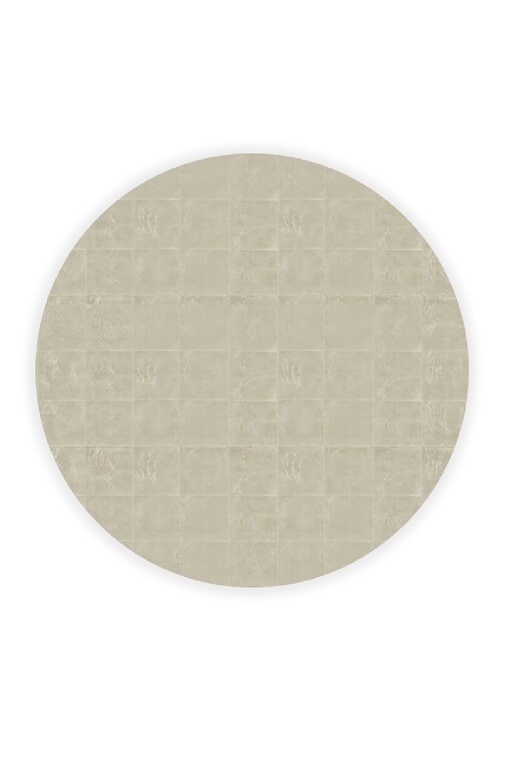 Taupe Silver Round Coffee Table | Oroa.com