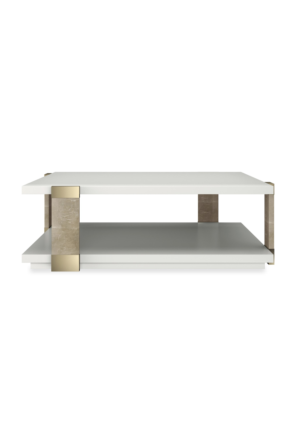 Gold Accent Square Coffee Table | Oroa.com