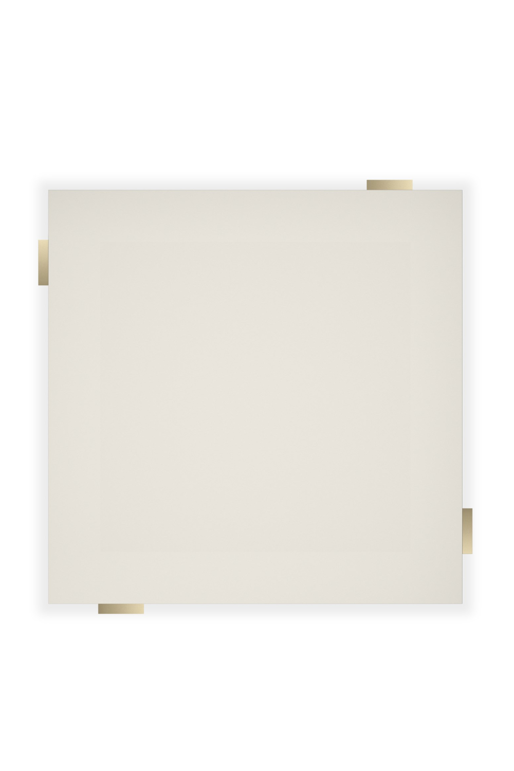 Gold Accent Square Coffee Table | Oroa.com