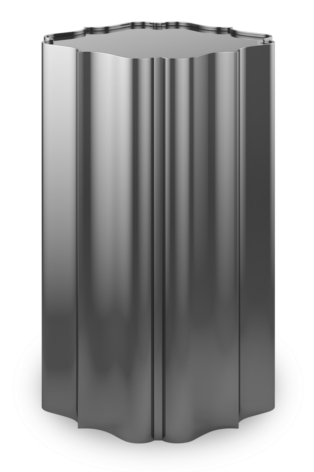 Scalloped Metallic Side Table | Oroa.com