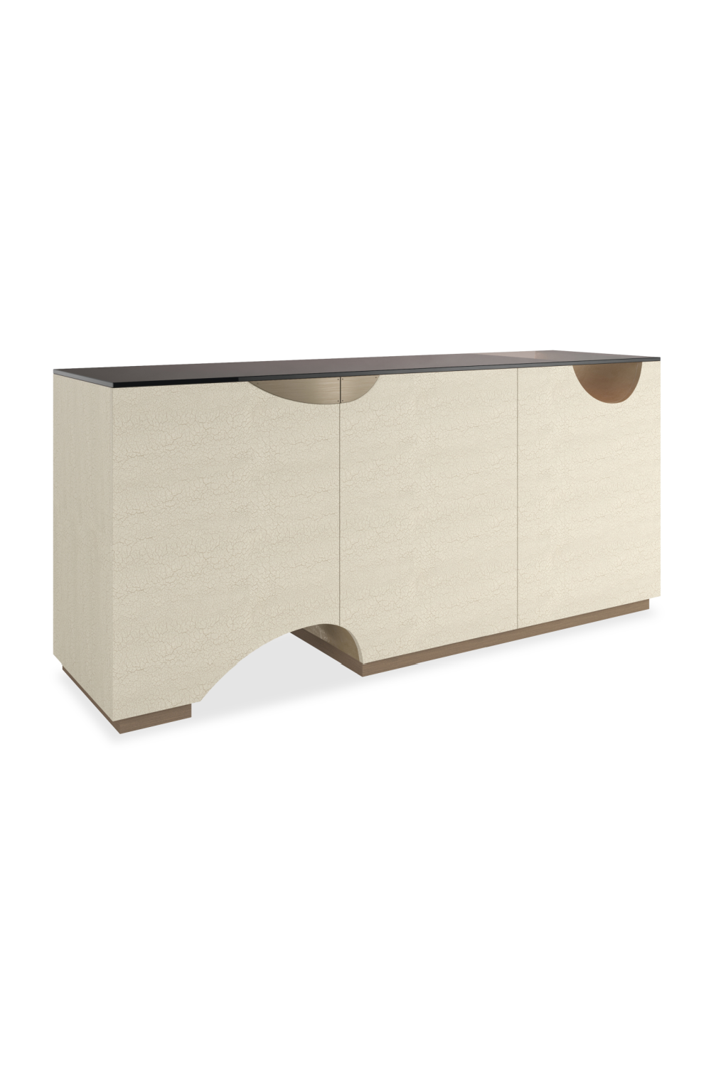 Ivory 3-Door Media Unit | Oroa.com