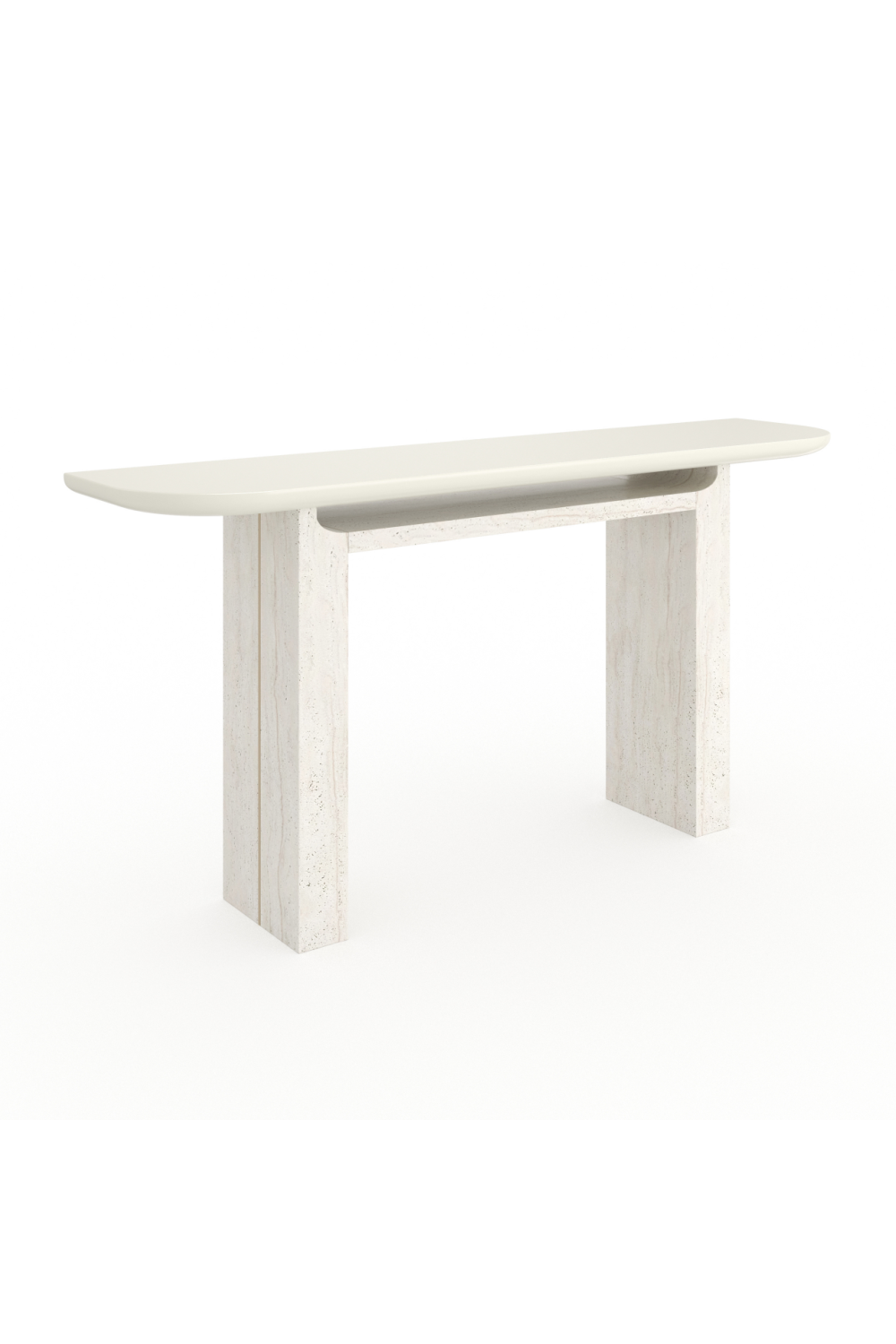 Travertine Panels Console Table | Oroa.com