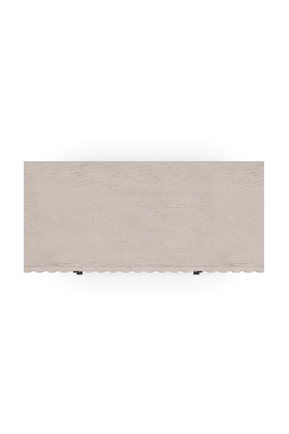 Taupe Slatted Oak 4-Drawer Chest | Oroa.com