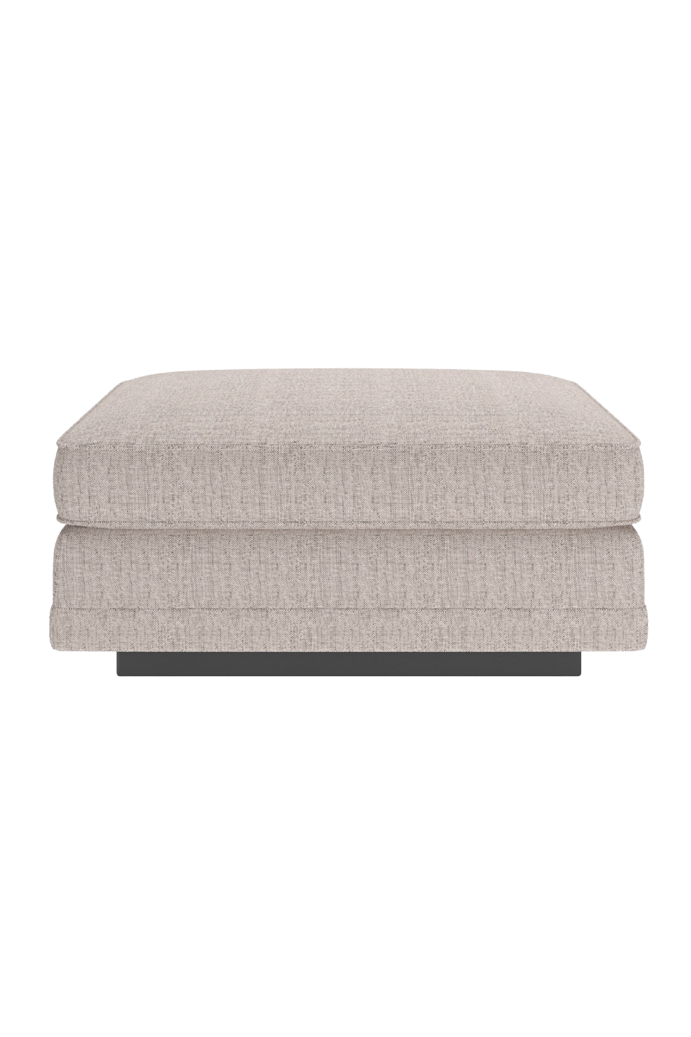 Beige Woven Ottoman | Oroa.com