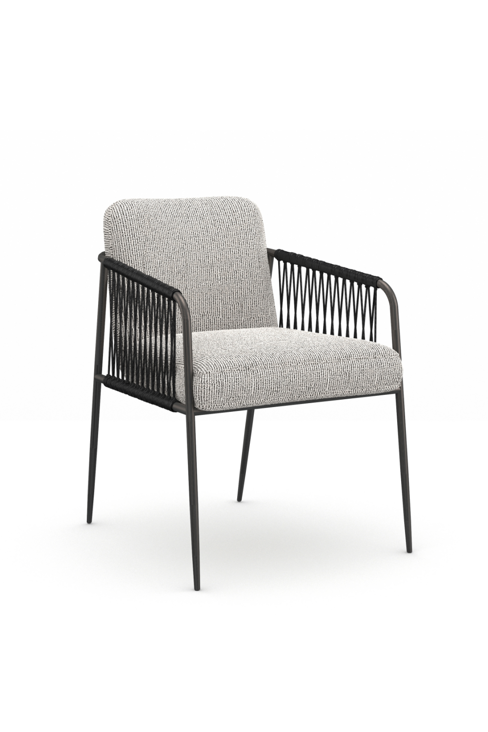Woven Black Cord Dining Chair | Oroa.com