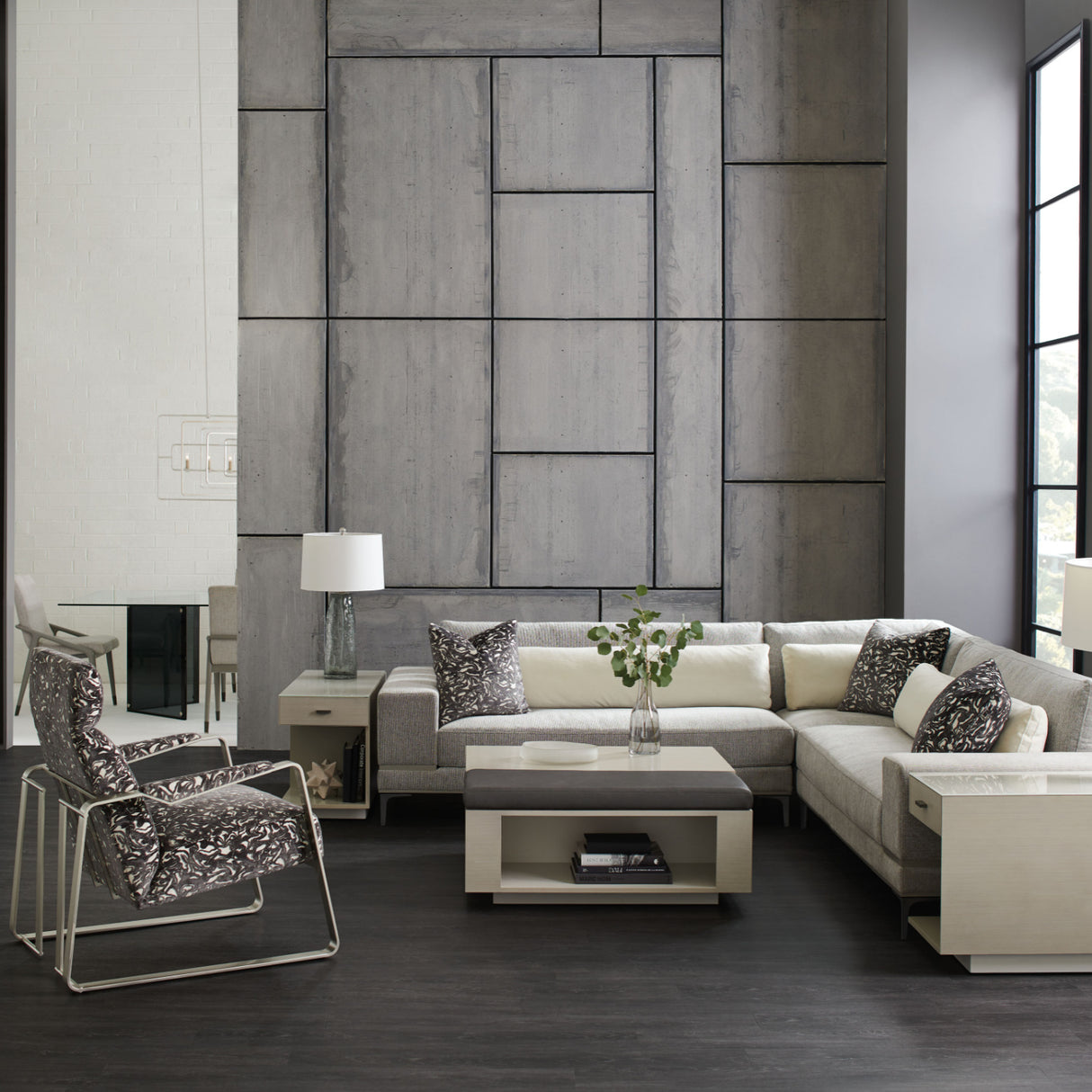 Taupe Lift-Top Coffee Table | Oroa.com