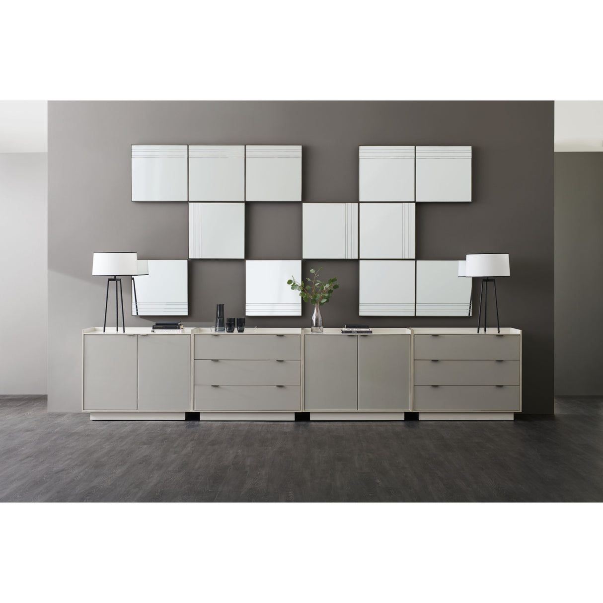 Gray 2-Door Chest | Oroa.com