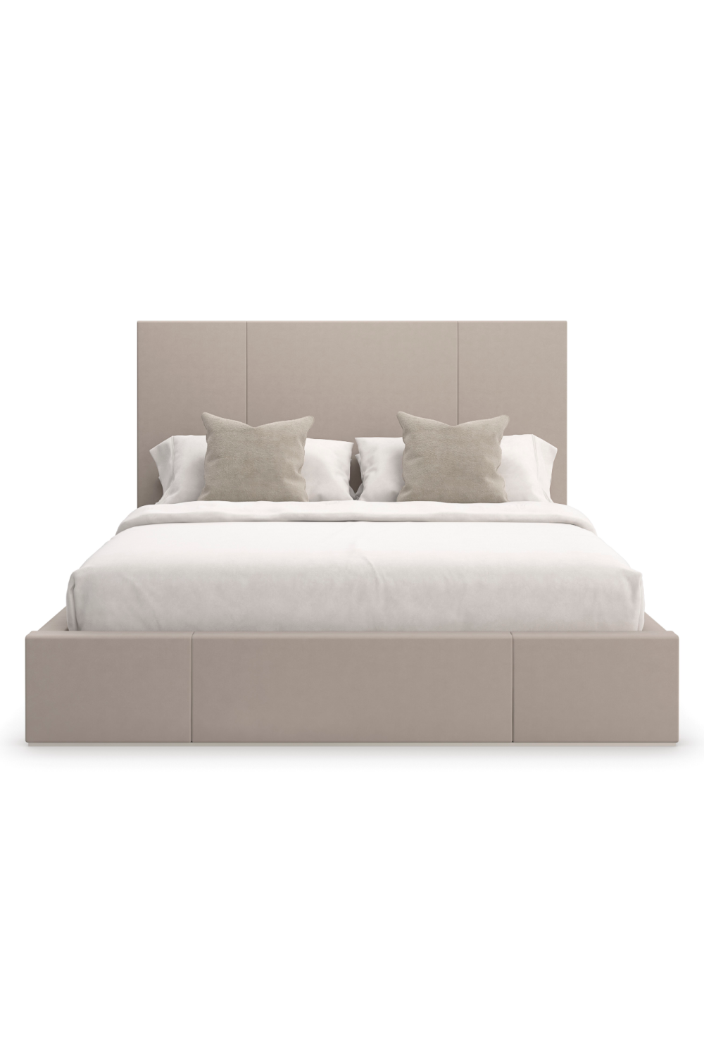 Ecru Upholstered Bed | Oroa.com