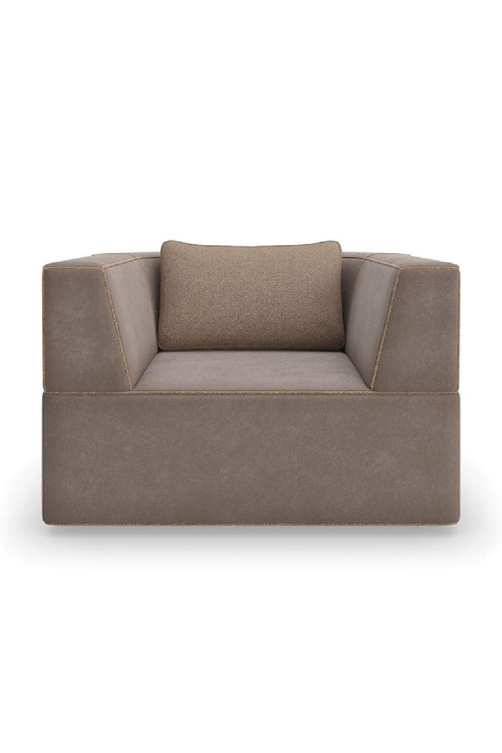 Warm Gray Lounge Chair | Oroa.com