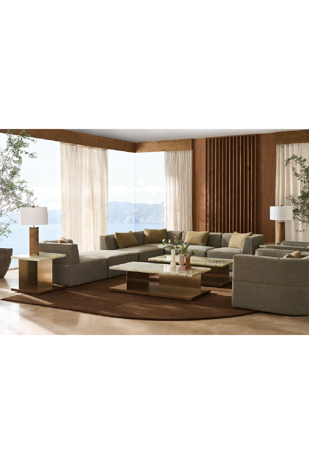 Warm Gray Lounge Chair | Oroa.com