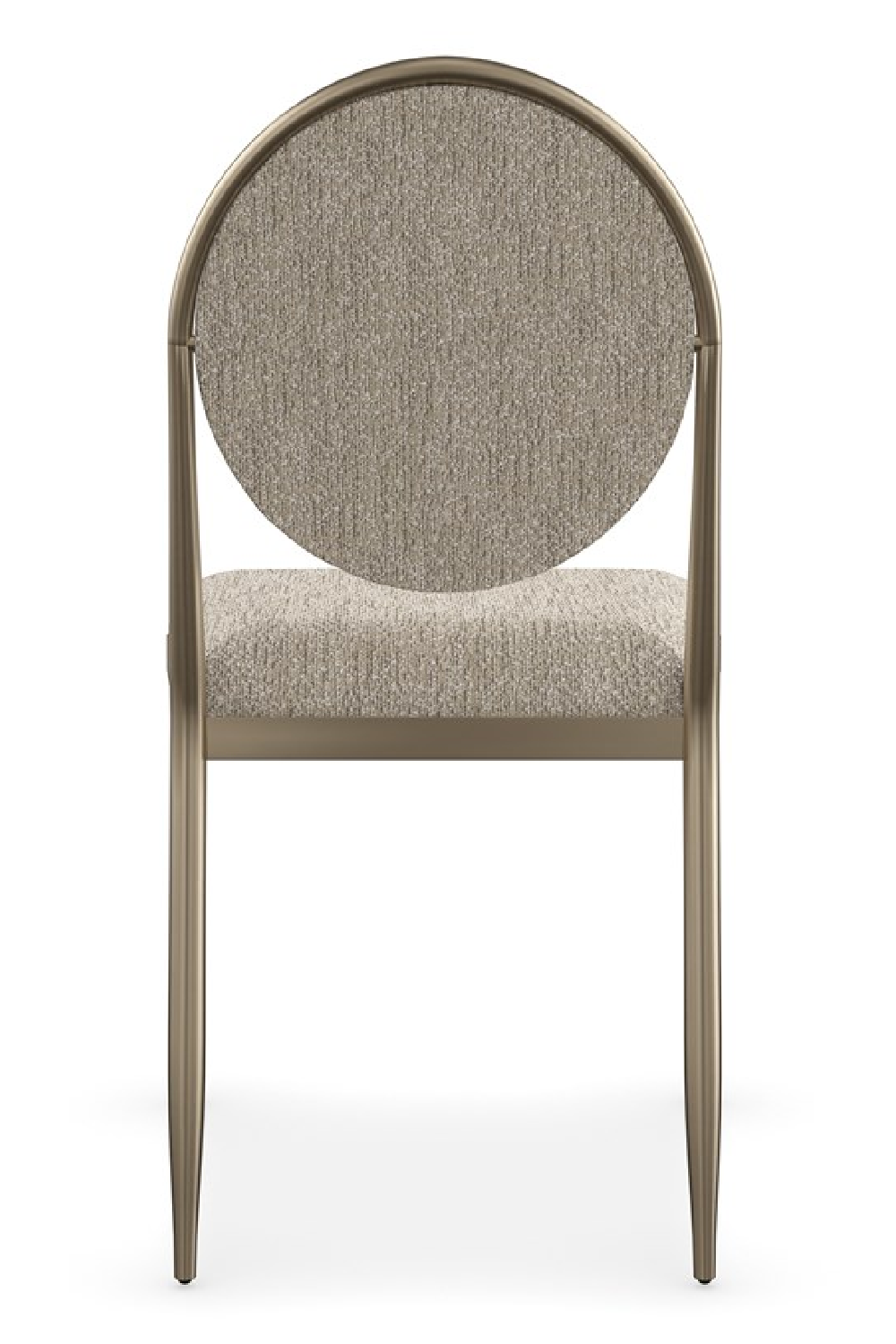 Oval-Back Bouclé Dining Chairs (2) | Oroa.com