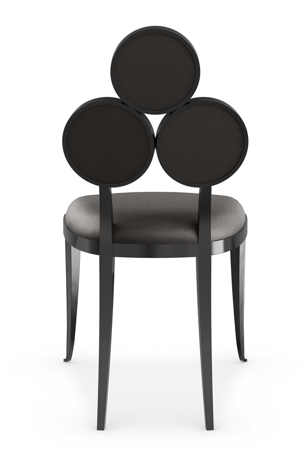 Metallic Vinyl Dining Chairs (2) | Oroa.com