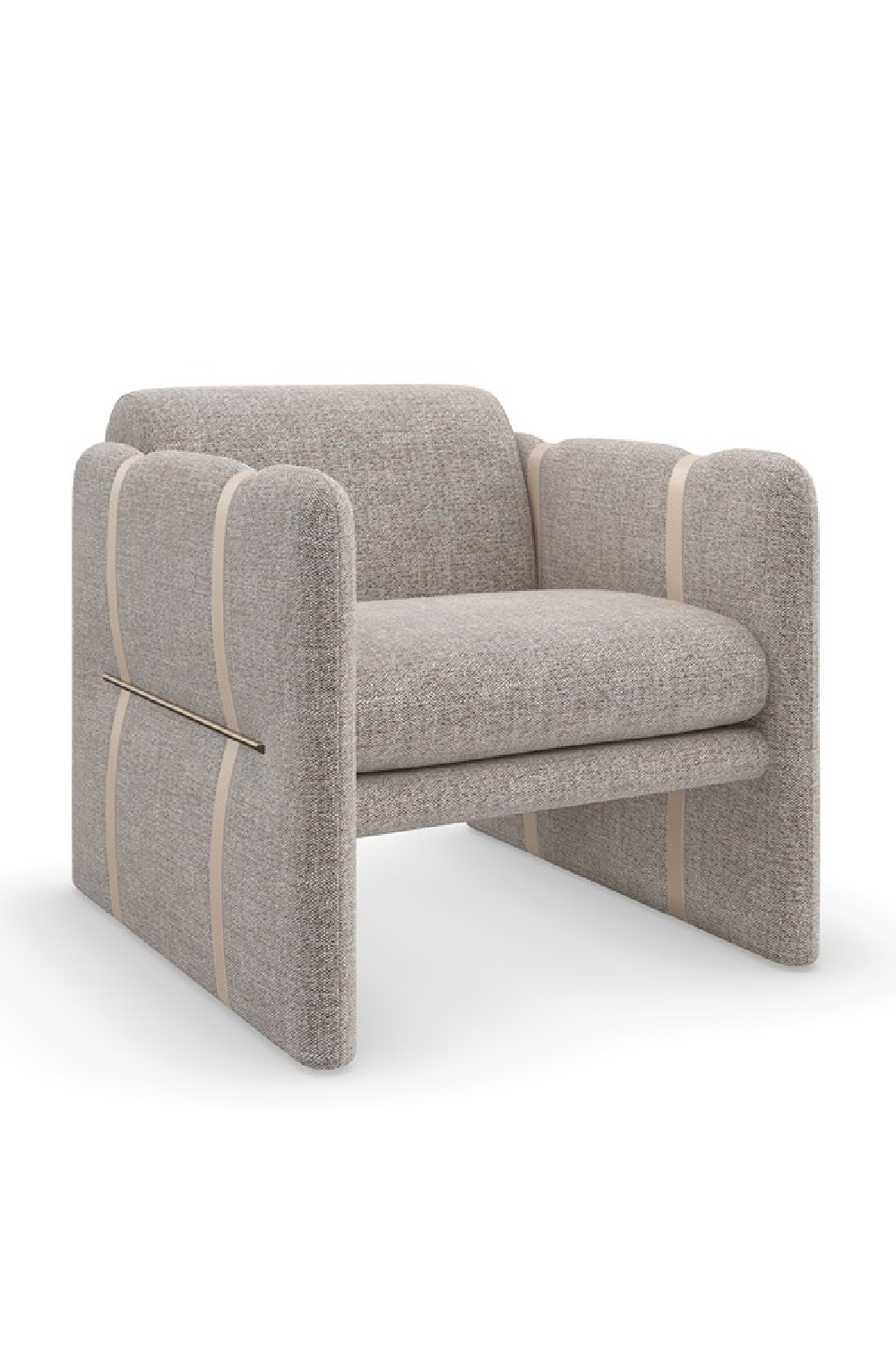 Taupe Lounge Armchair | Oroa.com