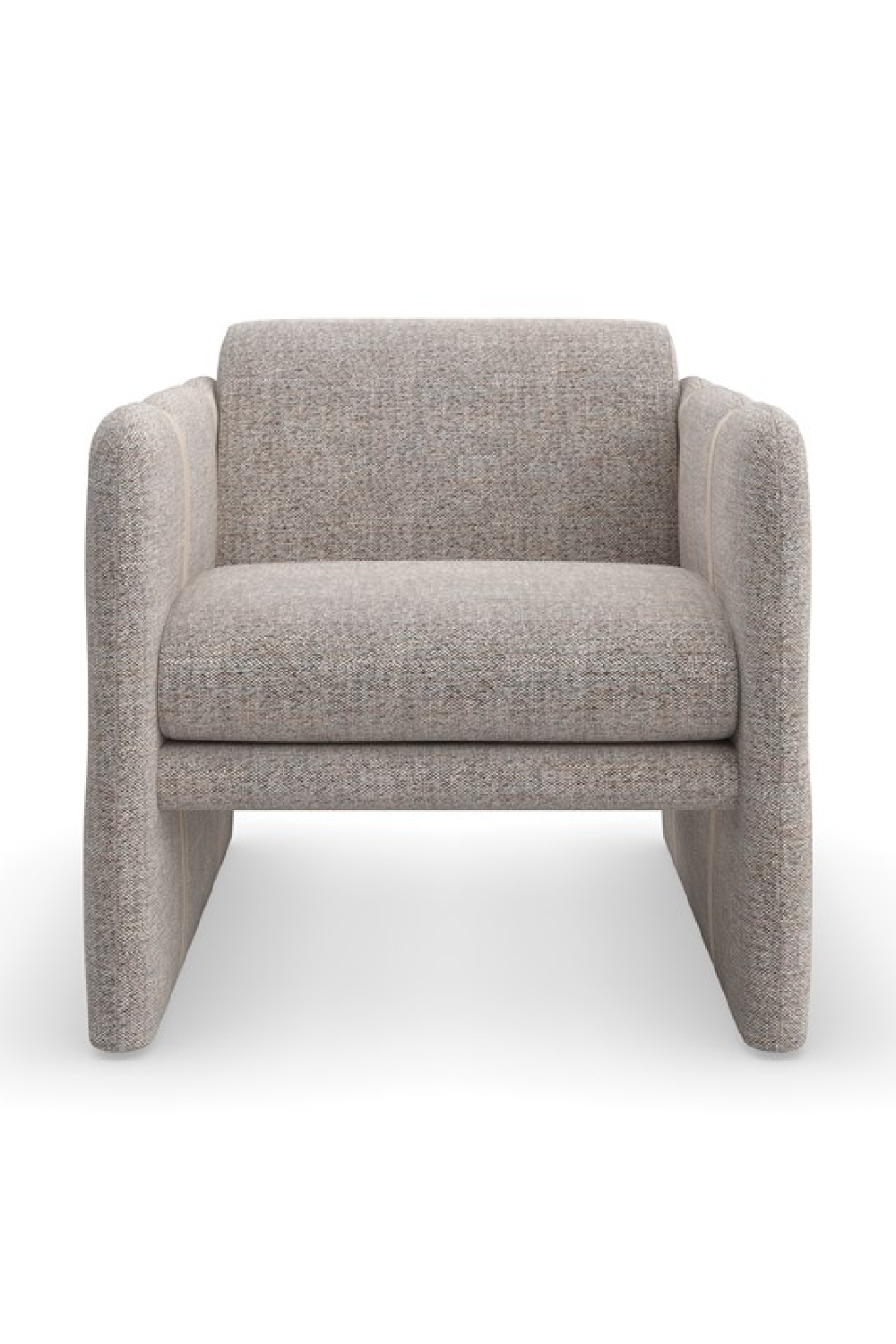 Taupe Lounge Armchair | Oroa.com