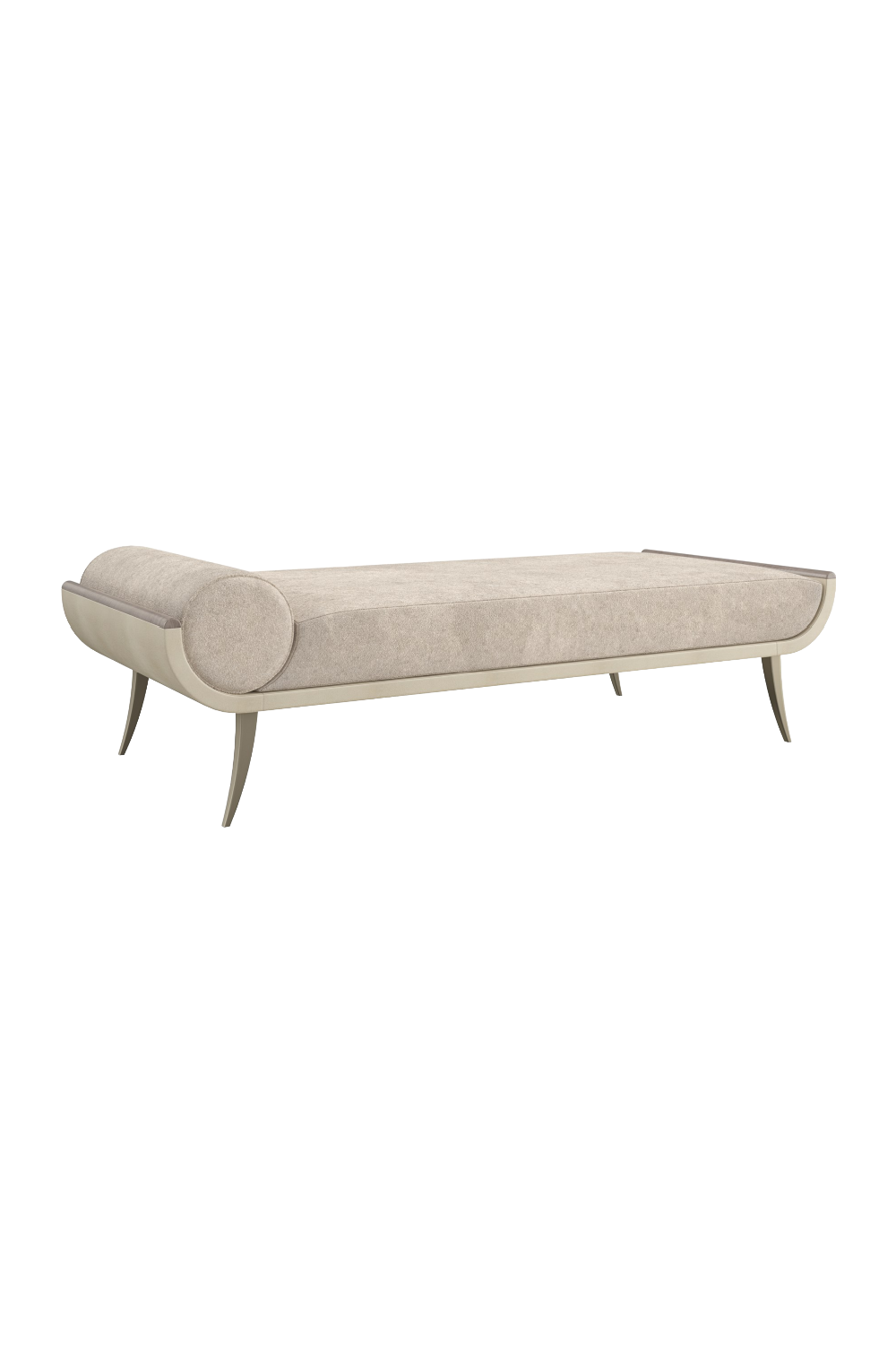 Cream Velvet Chaise | Oroa.com
