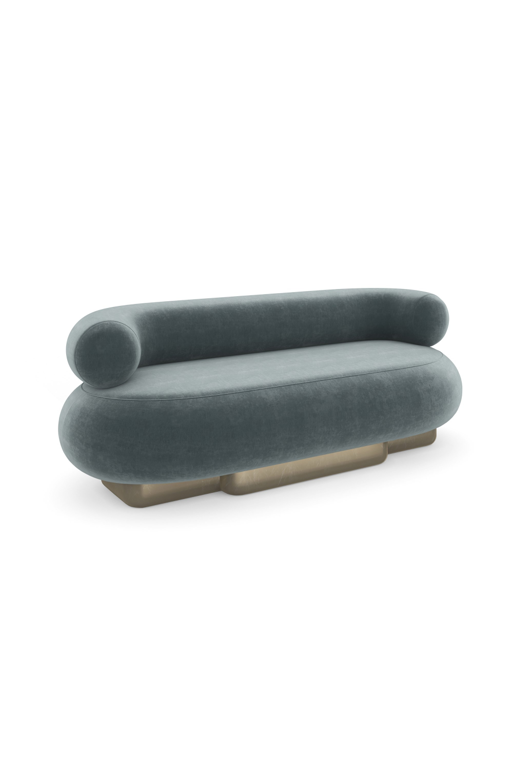 Bean-Shaped Velvet Sofa | Oroa.com