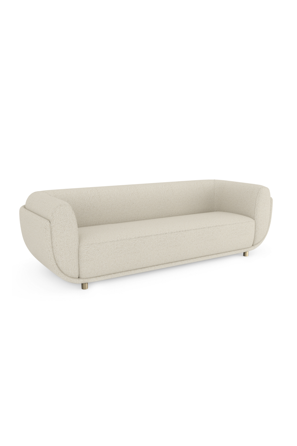 Ivory Bouclé Sofa | Oroa.com