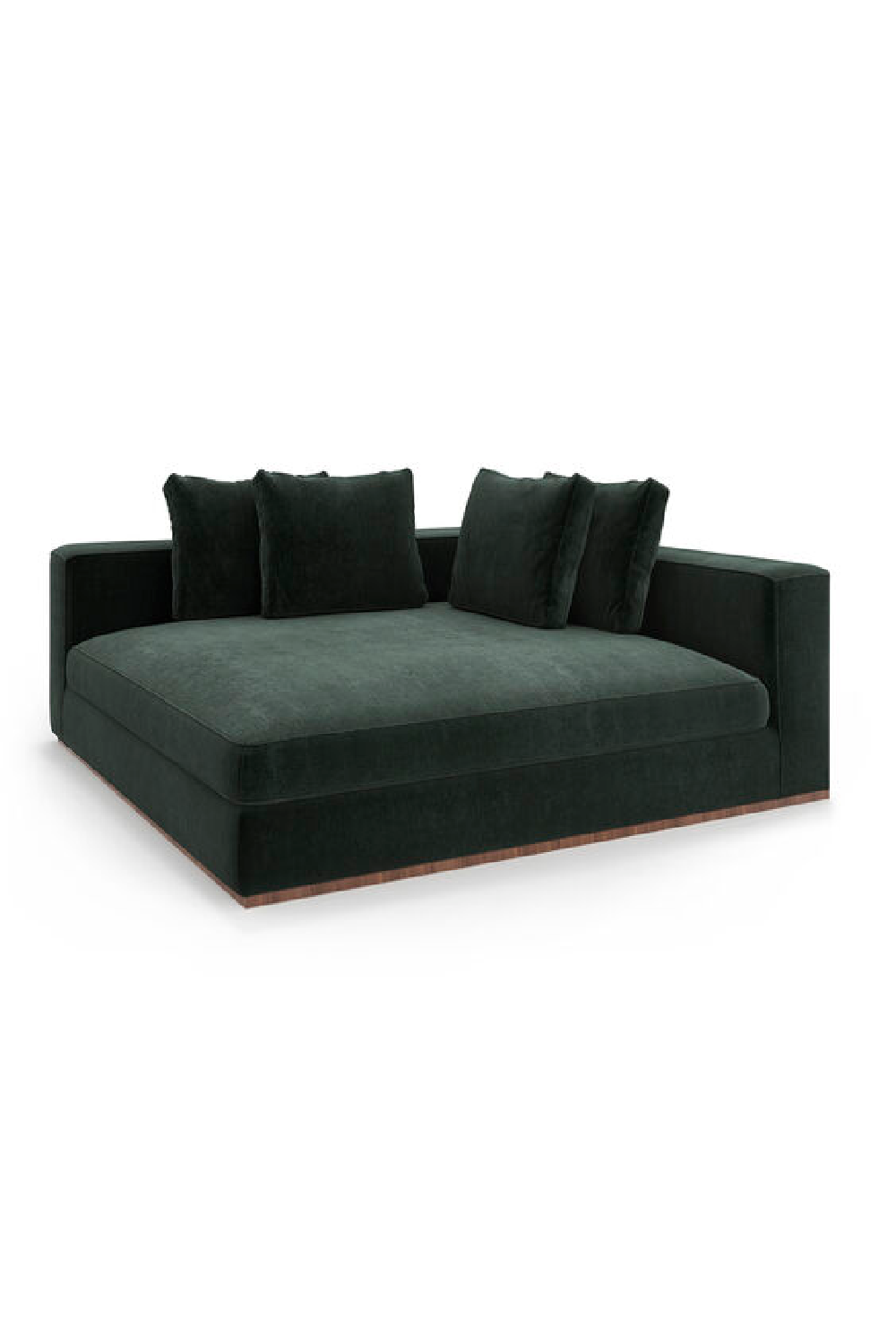 Black Upholstered Modular Sofa | Oroa.com