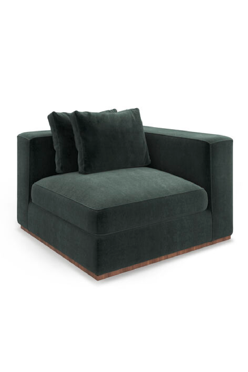 Black Upholstered Modular Sofa | Oroa.com