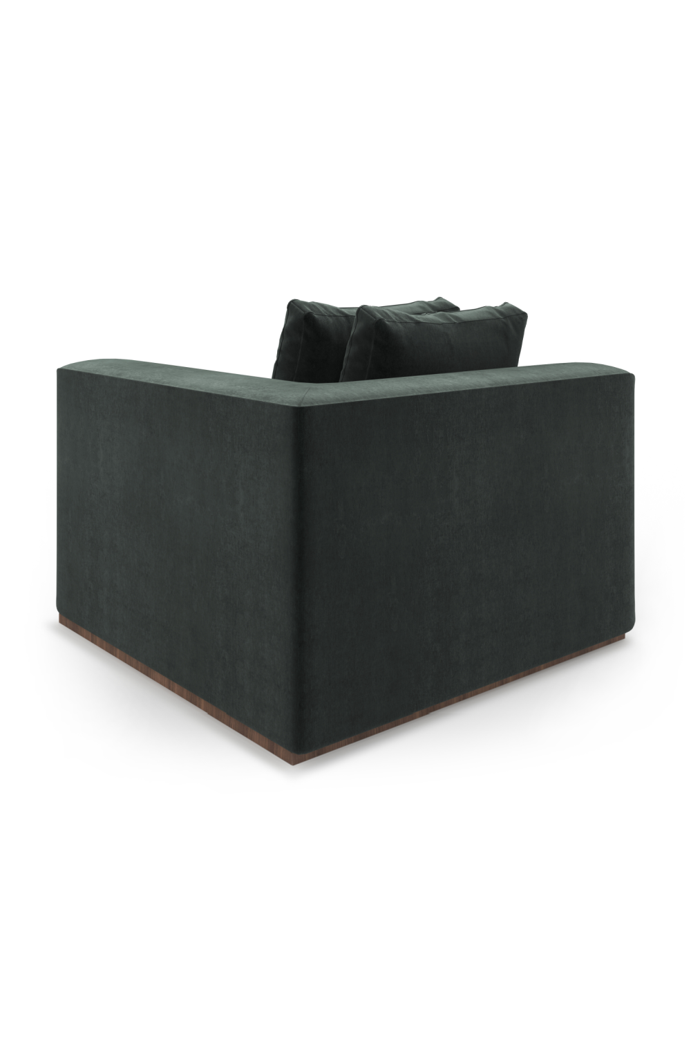 Black Upholstered Modular Sofa | Oroa.com