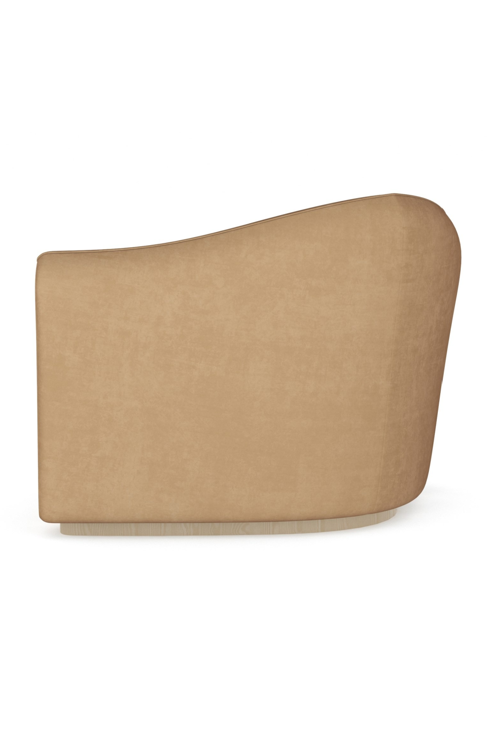 Brown Velvet Wedge Sofa | Oroa.com