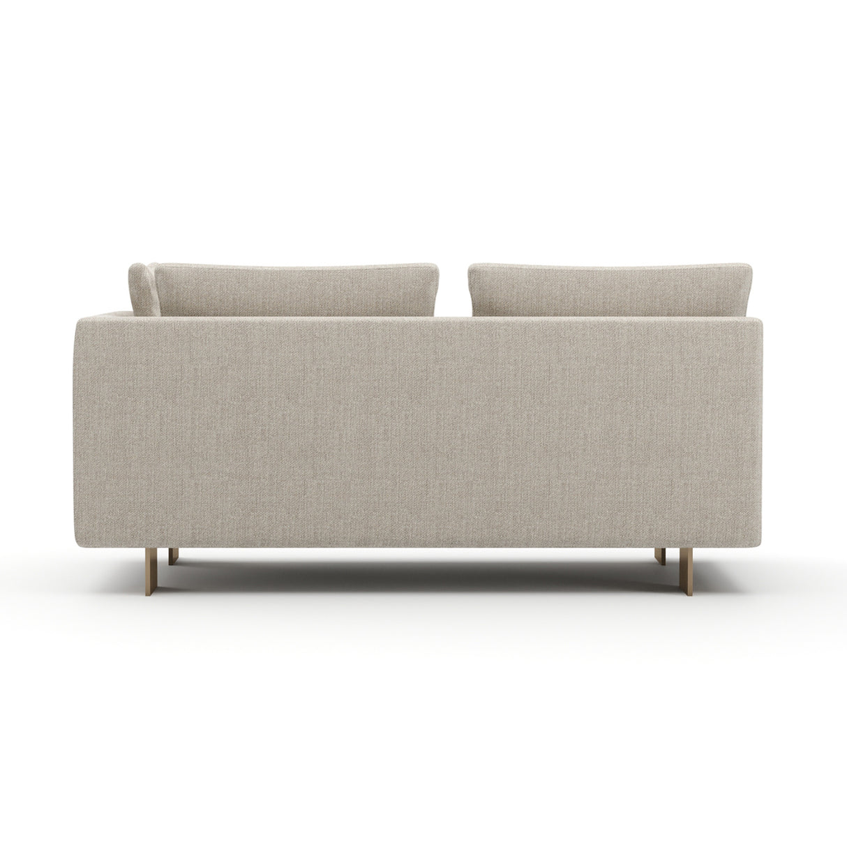 White Chenille Loveseat | Oroa.com
