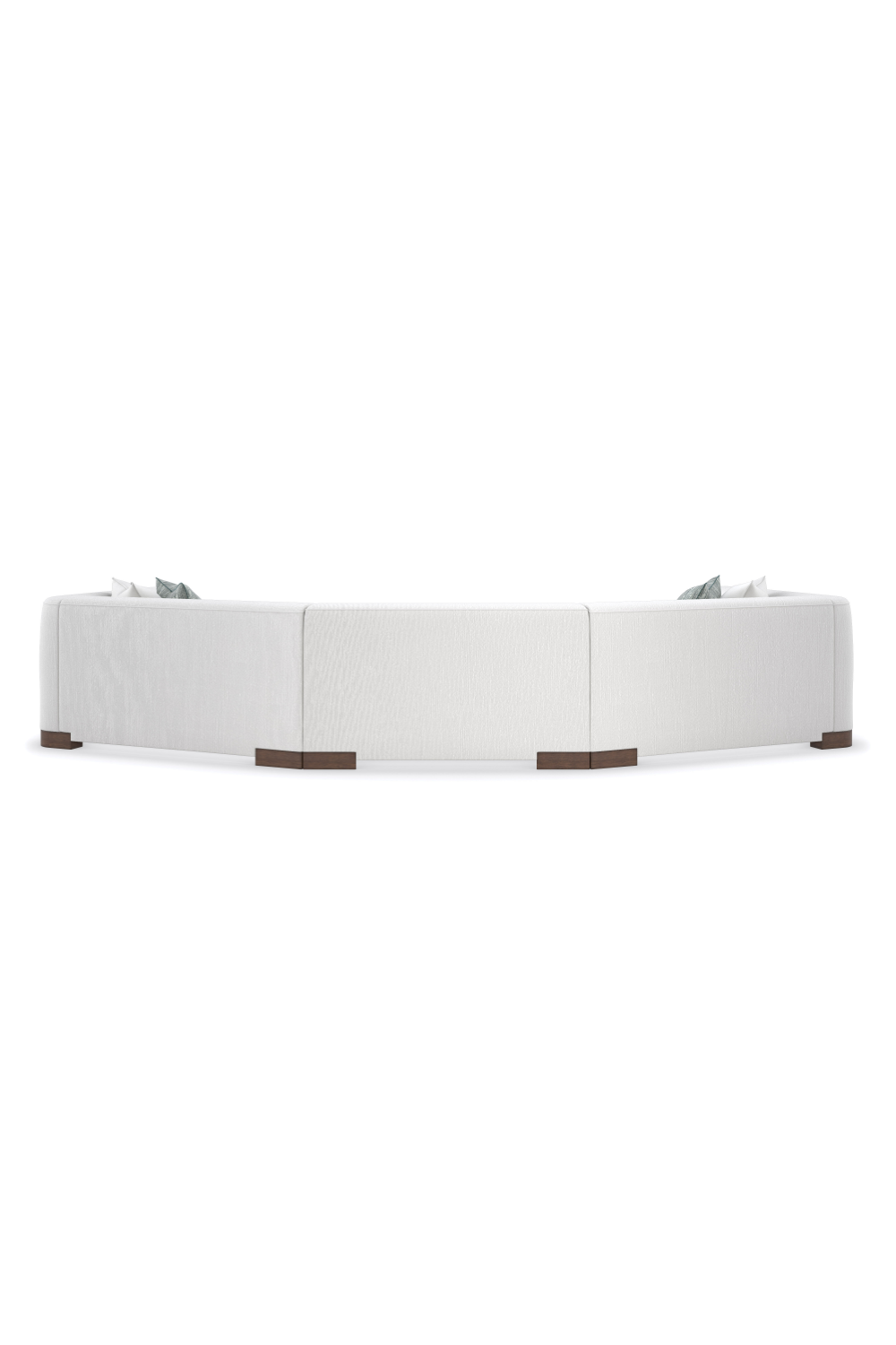 White Chenille Modular Chair | Oroa.com
