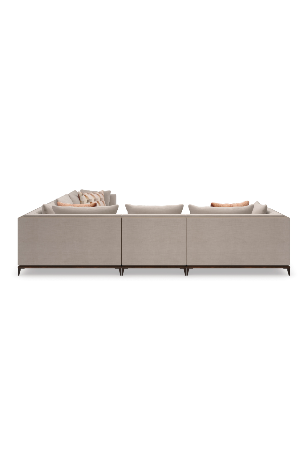 Taupe Modern Sectional Sofa | Oroa.com
