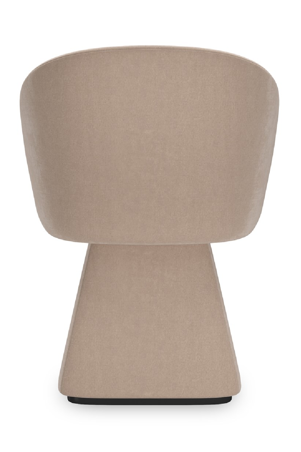 Taupe Velvet Swivel Chair | Oroa.com