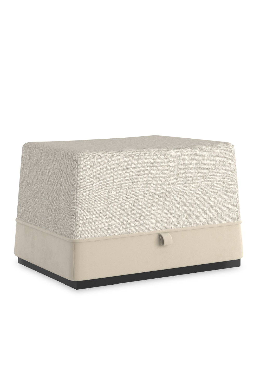 Gray Tweed Ottoman | Oroa.com