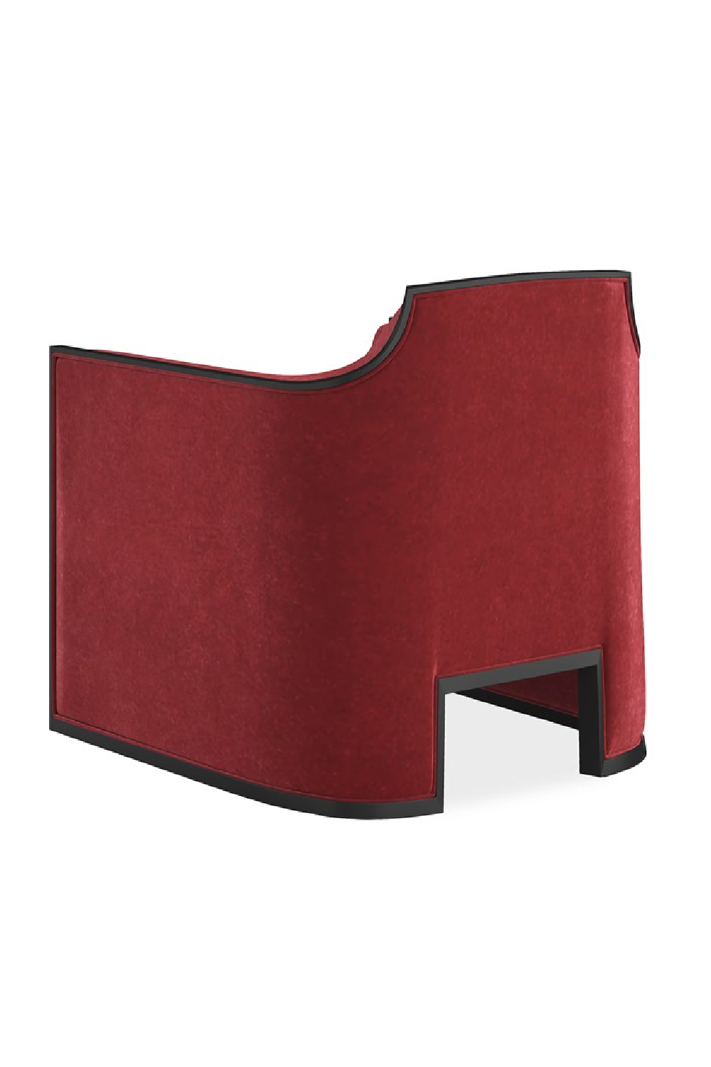 Velvet Angular Lounge Chair | Oroa.com