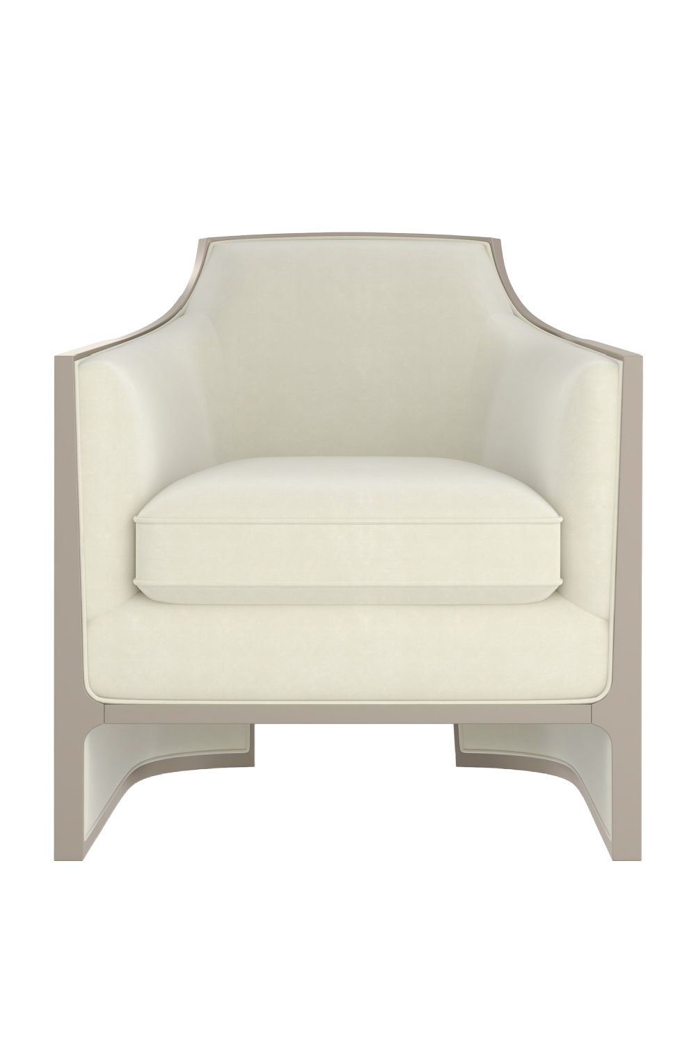 Velvet Upholstered Lounge Chair | Oroa.com