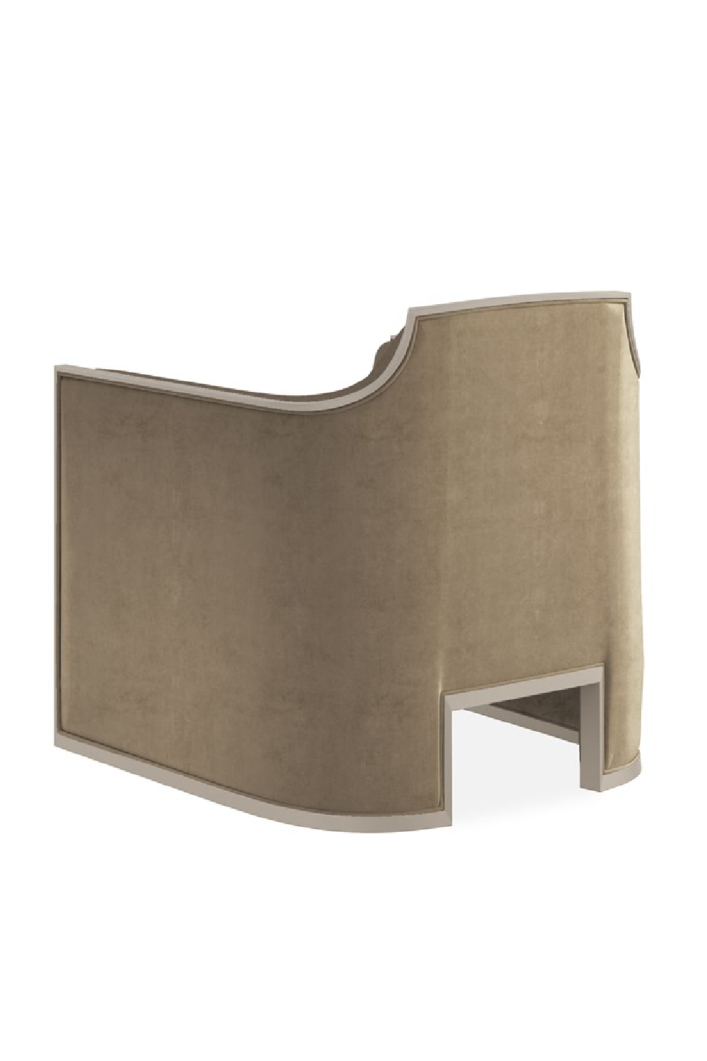Velvet Angular Lounge Chair | Oroa.com