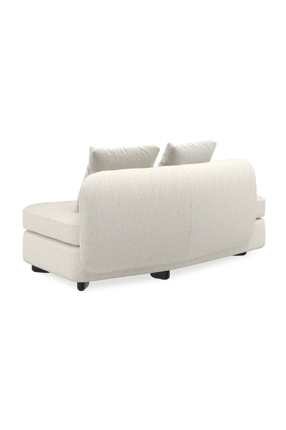 Ivory Linen Sectional Chair | Oroa.com