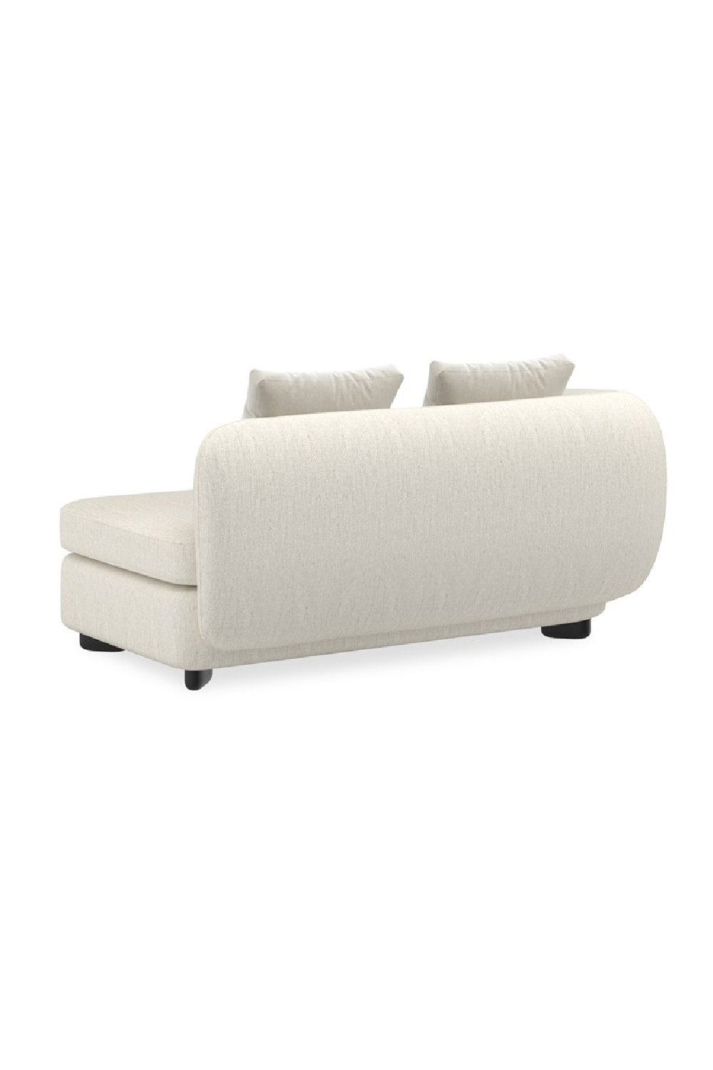 Ivory Linen Sectional Chair | Oroa.com