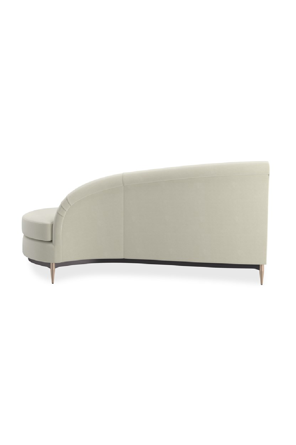 White Velvet Sectional Sofa | Oroa.com