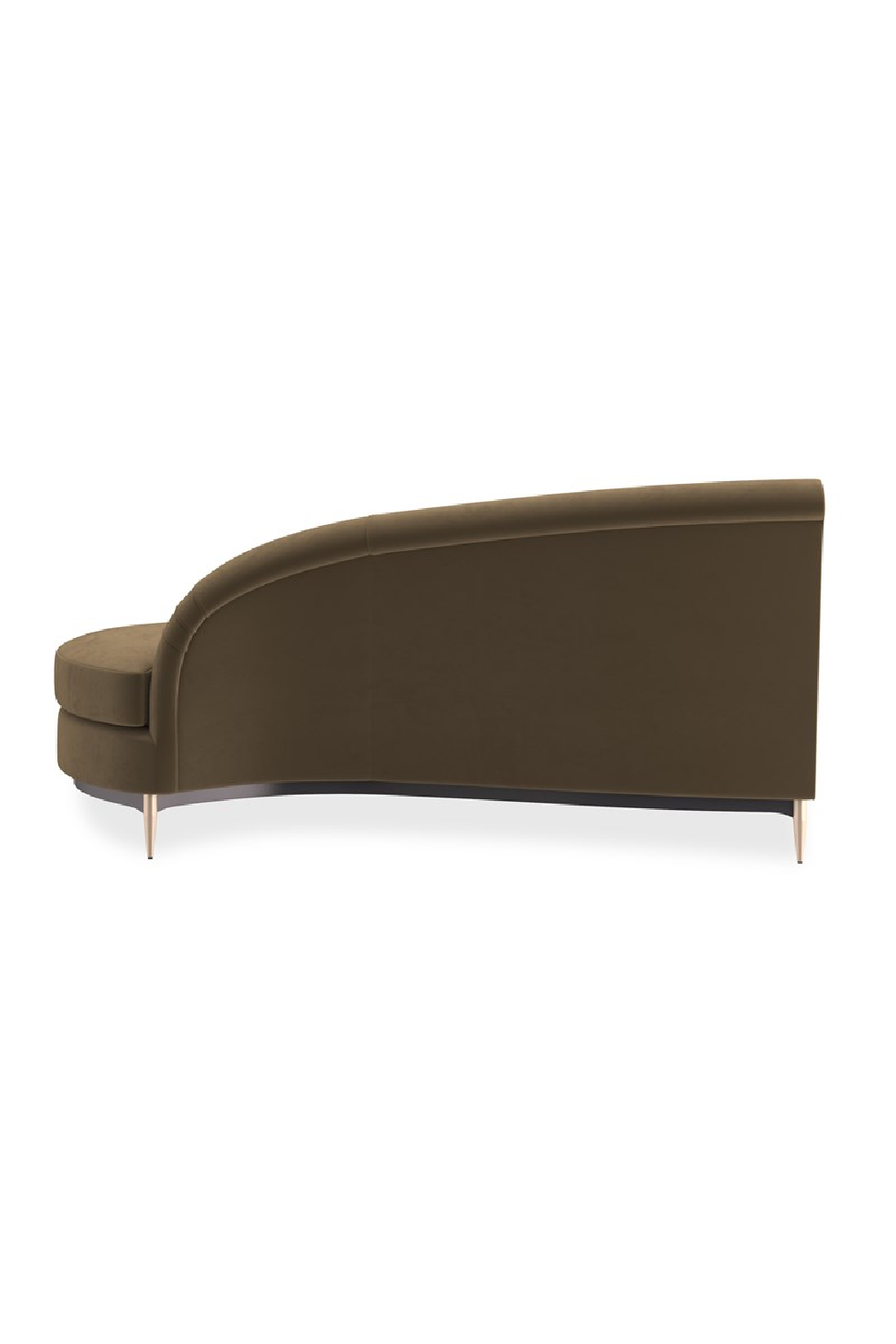 Brown Velvet Sectional Sofa | Oroa.com