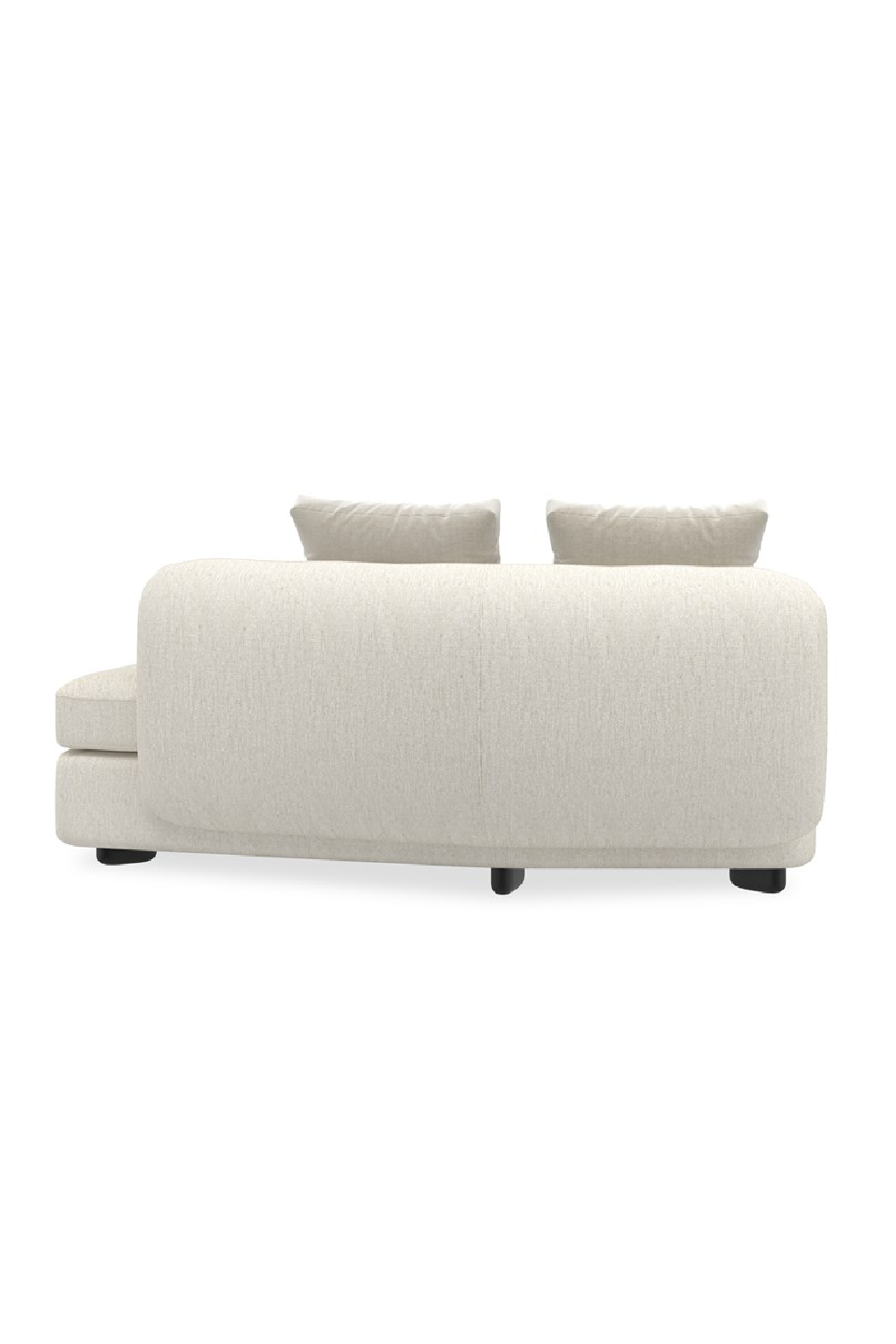 Ivory Linen Sectional Chair | Oroa.com