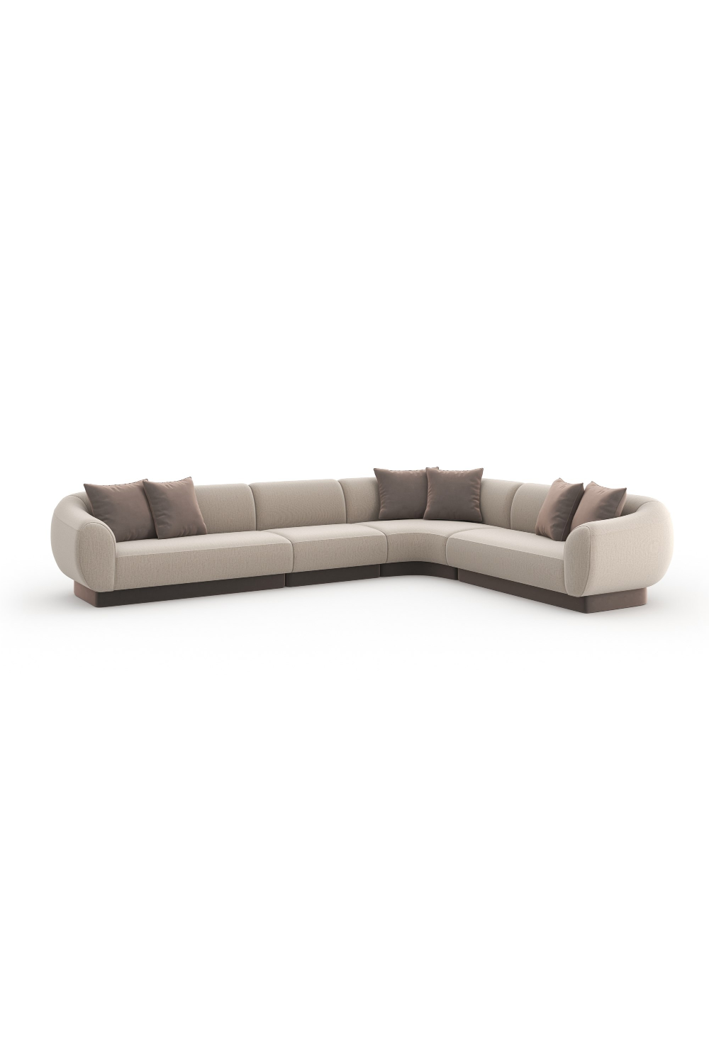 Ribbed Linen Sectional Sofa | Oroa.com