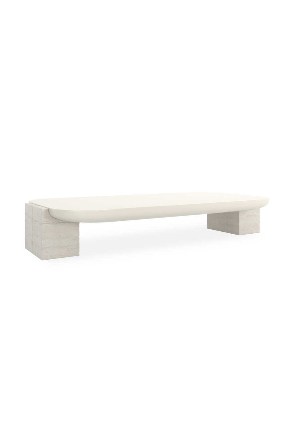 Travertine Panels Cocktail Table | Oroa.com