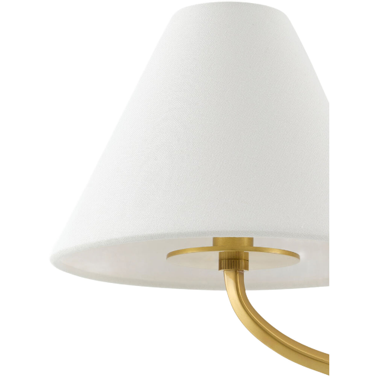Modern European furniture - White Empire Linen Wall Lamp - www.oroa.com | Oroa.com