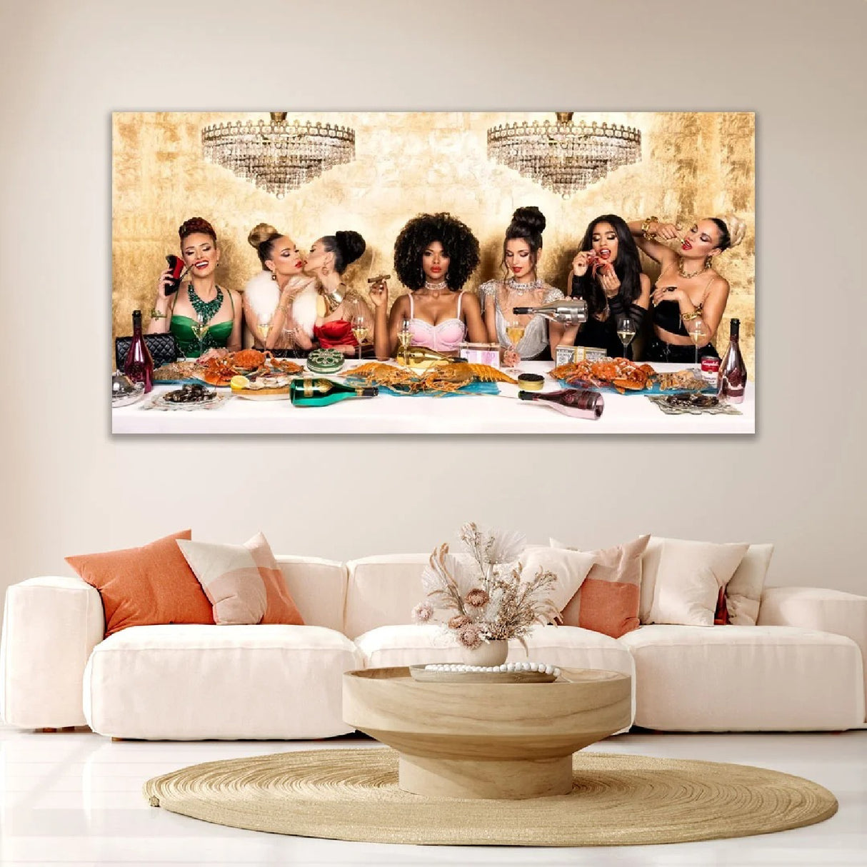 Ladies Multicolored Photographic Art | Oroa.com