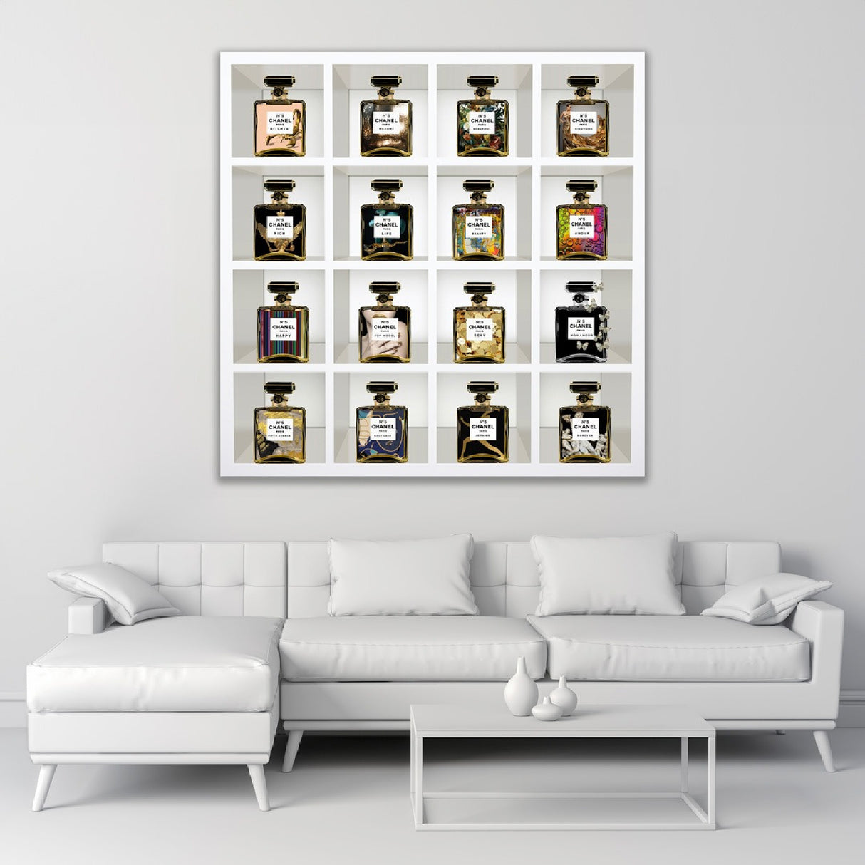 Luxury Perfume Collage Photographic Art | Oroa.com